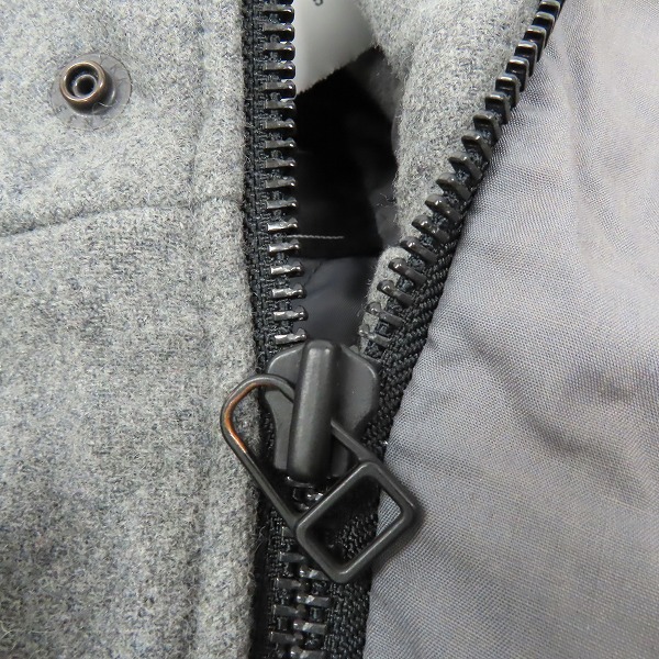 実際に弊社で買取させて頂いたHARE/ハレ ジップダッフルコート ウール HA030027N9/Mの画像 6枚目