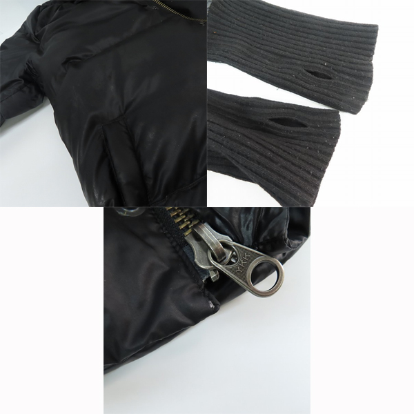 実際に弊社で買取させて頂いたL.G.B./ルグランブルー 背面ジップデザイン ダウンジャケット NHI/DOWN-MT/M CES0711/1の画像 9枚目