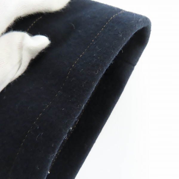 実際に弊社で買取させて頂いたuniform experiment/ユニフォームエクスペリメント TRADITIONAL NAVY MELTON P COAT UE-101009/2の画像 5枚目