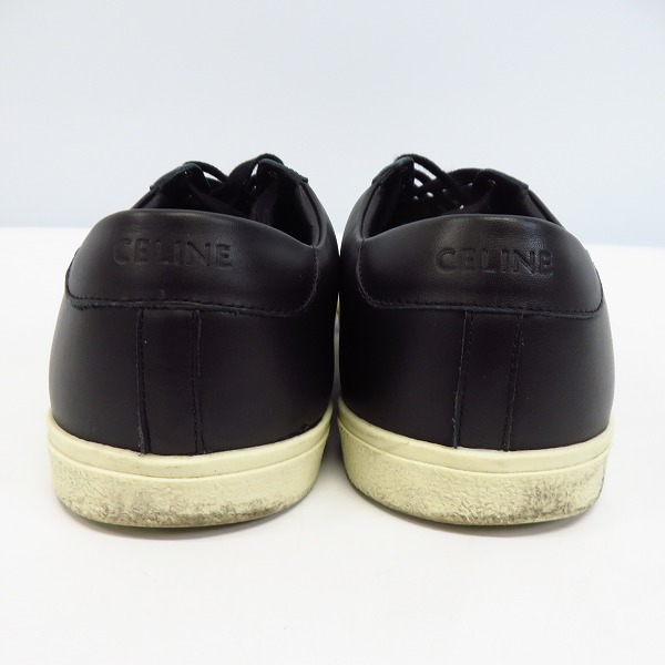 実際に弊社で買取させて頂いたCELINE/セリーヌ TRIOMPHE トリヨンフ スニーカー ブラック Unlock Your Fantasies' CMNA0D/41の画像 1枚目