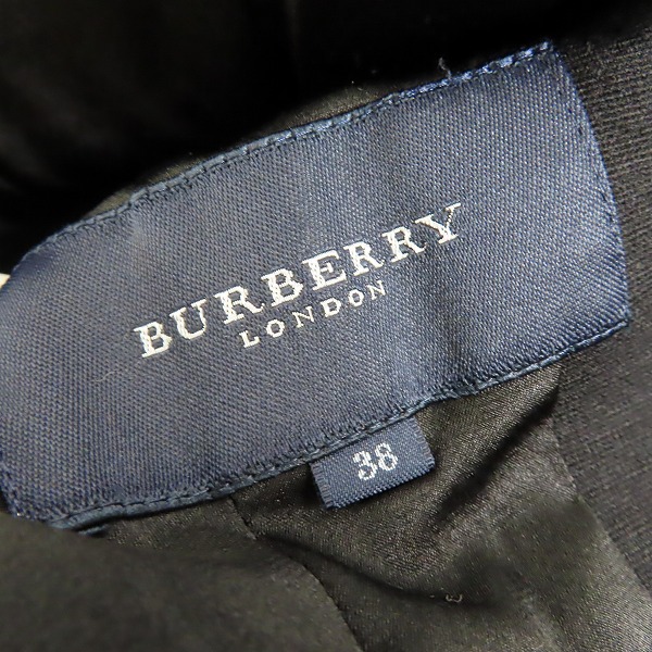 実際に弊社で買取させて頂いたBURBERRY LONDON/バーバリー ロンドン セットアップ ジャケット/パンツ ブラック/38の画像 2枚目