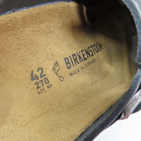 実際に弊社で買取させて頂いたBIRKENSTOCK/ビルケンシュトック BOSTON/ボストン レザー サンダル/42の画像 5枚目