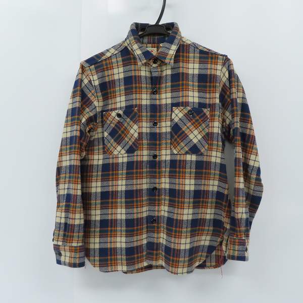 実際に弊社で買取させて頂いたSUGARCANE/シュガーケーン チェック柄 長袖 ワークシャツ SC27383/S