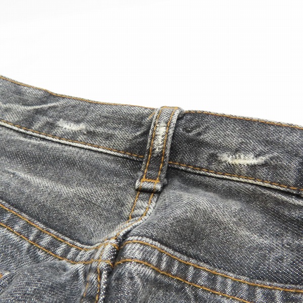 実際に弊社で買取させて頂いたHysterics/ヒステリックス ダメージデニムパンツ 3AP-2464 Lの画像 7枚目