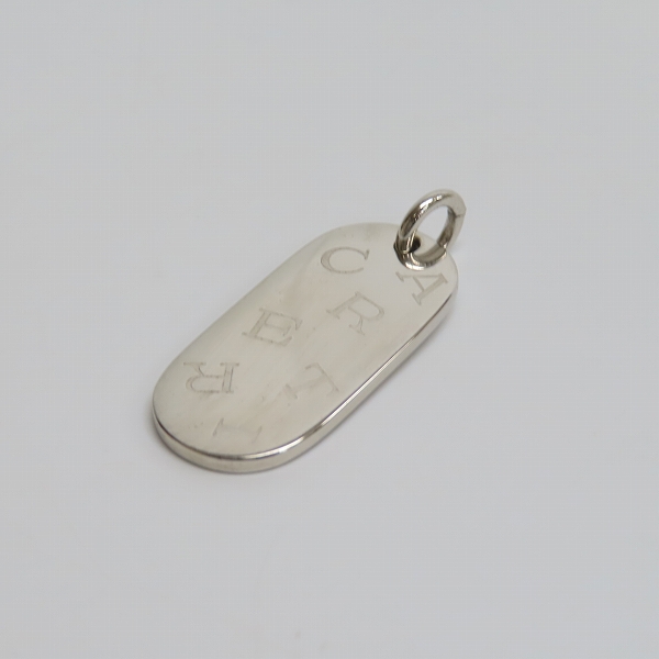実際に弊社で買取させて頂いたCartier/カルティエ ロゴ入り ドッグタグ