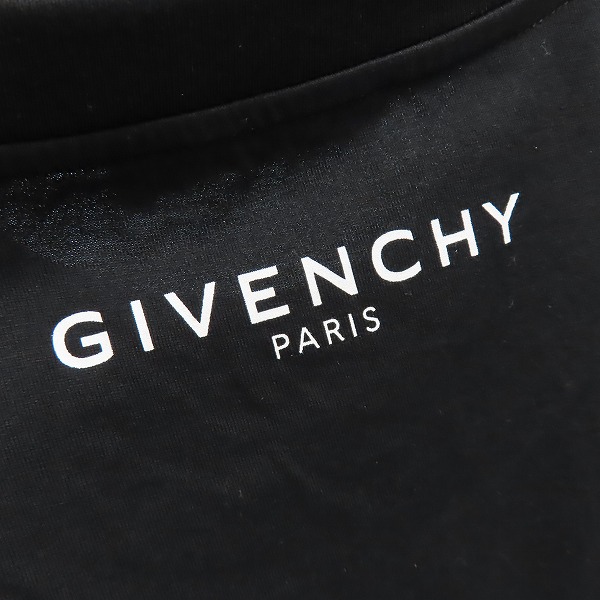 実際に弊社で買取させて頂いたGIVENCHY/ジバンシィ 20SS Japanese Caligraphy ロゴ 半袖Tシャツ BM70WP3002/Lの画像 6枚目