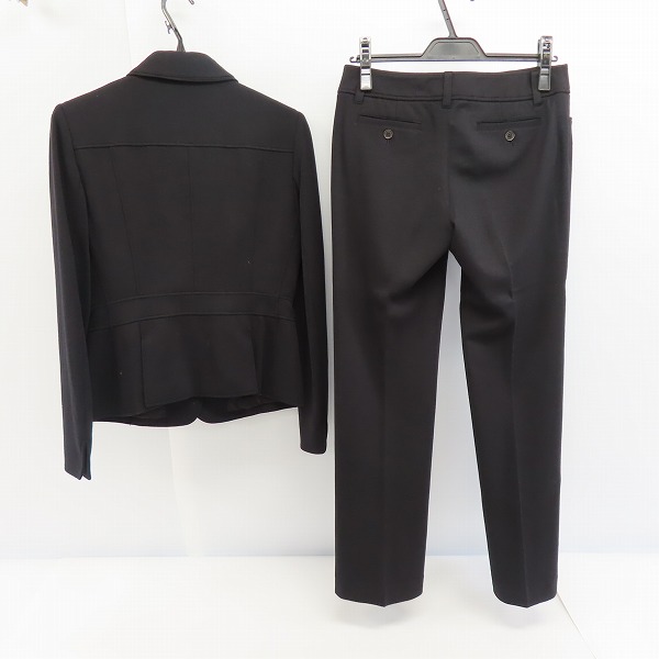 実際に弊社で買取させて頂いたBURBERRY LONDON/バーバリー ロンドン セットアップ ジャケット/パンツ ブラック/38の画像 1枚目