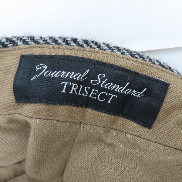 実際に弊社で買取させて頂いたJOURNAL STANDARD/ジャーナルスタンダード TRISECT ハリスツイード ウール スラックス/L の画像 2枚目