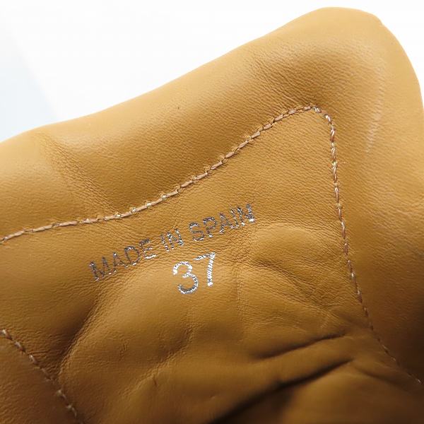 実際に弊社で買取させて頂いたJIMMYCHOO/ジミーチュウ ハイカット ヒールスニーカーブーツ 133PANAMA/37の画像 5枚目