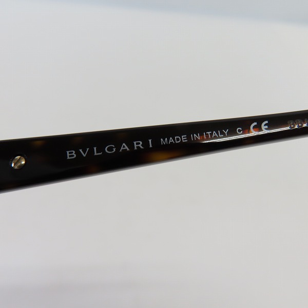 実際に弊社で買取させて頂いたBVLGARI/ブルガリ 眼鏡/メガネフレーム アイウェア 2162-Bの画像 4枚目