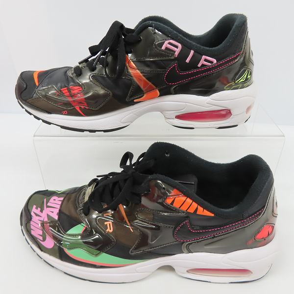 実際に弊社で買取させて頂いたNIKE×atmos/ナイキ×アトモス AIR MAX2 LIGHT QS/エアマックス スクエア ライト CI5590-001/28.0の画像 3枚目