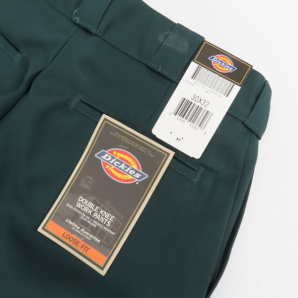 実際に弊社で買取させて頂いたDickies/ディッキーズ LOOSE FIT ワークパンツ グリーン/30×32の画像 7枚目