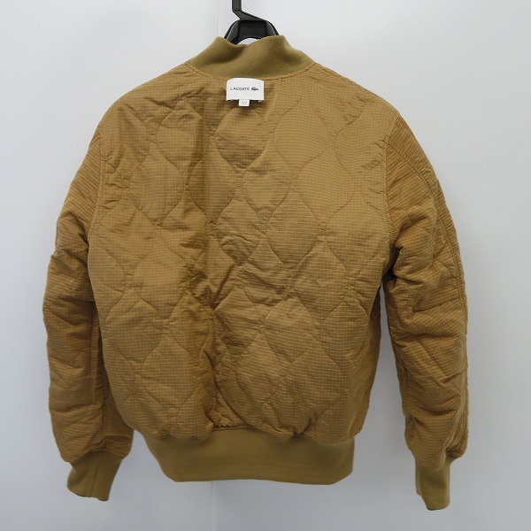 実際に弊社で買取させて頂いた【未使用】LACOSTE/ラコステ リバーシブルボンバージャケット BH1044 Z27 50/US Mの画像 3枚目