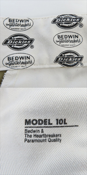実際に弊社で買取させて頂いたBEDWIN & THE HEARTBREAKERS×Dickies/ベドウィンアンドザ ハートブレイカーズ×ディッキーズ ワークパンツ ベージュ/3の画像 4枚目