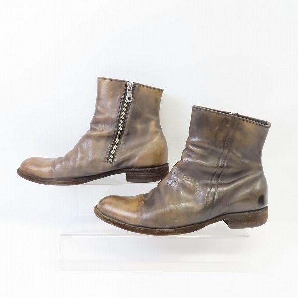 実際に弊社で買取させて頂いたMIHARA YASUHIRO/ミハラヤスヒロ サイドジップブーツ/26の画像 3枚目
