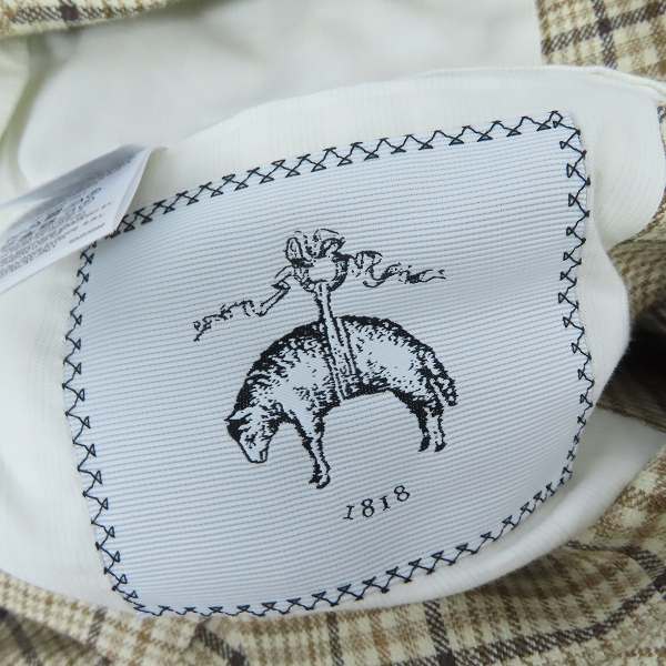 実際に弊社で買取させて頂いたBLACK FLEECE by Brooks Brothers/ブラックフリース ブルックスブラザーズ チェック3Bテーラードジャケット/BB4の画像 3枚目