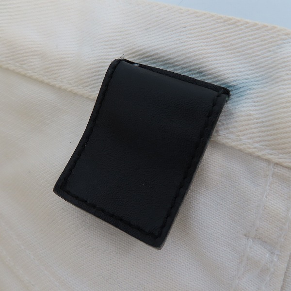 実際に弊社で買取させて頂いたDior HOMME/ディオール デニムパンツ ホワイト/30の画像 2枚目