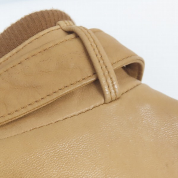 実際に弊社で買取させて頂いたJOURNAL STANDARD/ジャーナルスタンダード シープレザー ジップアップジャケット/Mの画像 9枚目