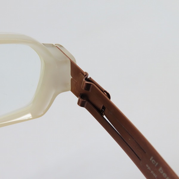 実際に弊社で買取させて頂いたic! berlin/アイシーベルリン josefine レンズ度入り 眼鏡 メガネフレーム/アイウェアの画像 7枚目