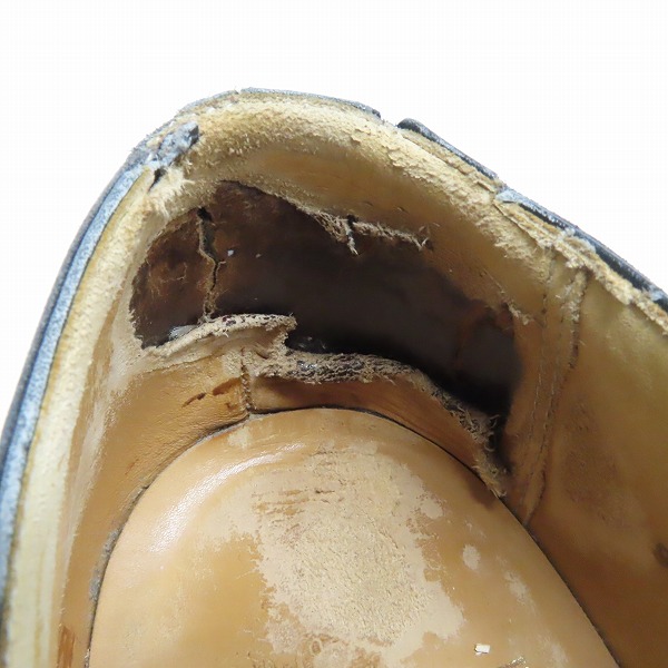 実際に弊社で買取させて頂いたCROCKETT＆JONES×Paul Smith/クロケット&ジョーンズ×ポールスミス ストレートチップ/8の画像 6枚目