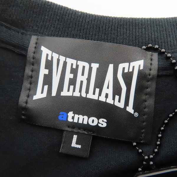 実際に弊社で買取させて頂いた【未使用】atmos x EVERLAST/アトモス x エバーラスト  はじめの一歩 Tシャツ AT20-016/Lの画像 2枚目