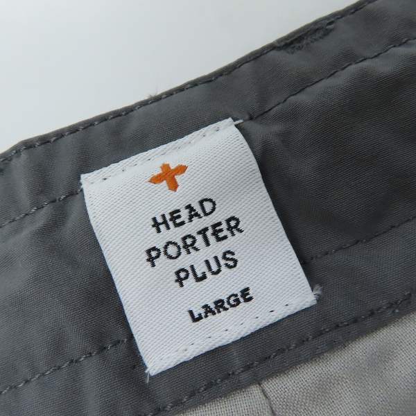 実際に弊社で買取させて頂いた【未使用】HEAD PORTER PLUS/ヘッドポータープラス ナイロンイージーショーツ Lの画像 2枚目