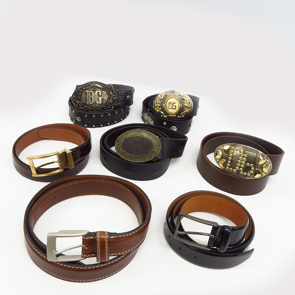 実際に弊社で買取させて頂いた【おまとめ7点】DOLCE&GABBANA/ドルチェ&ガッバーナ HUGO BOSS/ヒューゴ・ボス レザーベルト