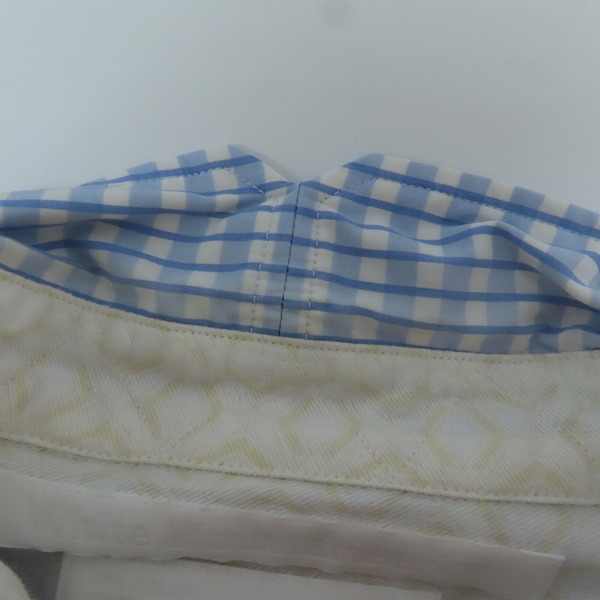 実際に弊社で買取させて頂いたWHITE MOUNTAINEERING/ホワイトマウンテニアリング ストライプ/ボーダー柄長袖シャツWM1371101/1の画像 4枚目