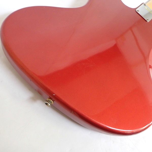 実際に弊社で買取させて頂いた★BUSKER'S/バスカーズ ジャズベース タイプ メタリックレッド エレキベース ソフトケース付 の画像 7枚目