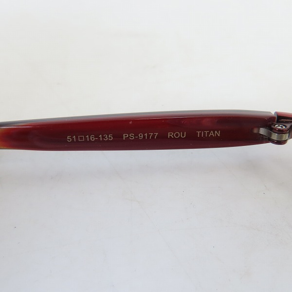 実際に弊社で買取させて頂いたPaul Smith/ポールスミス 眼鏡 メガネ フレーム PS-9177の画像 5枚目