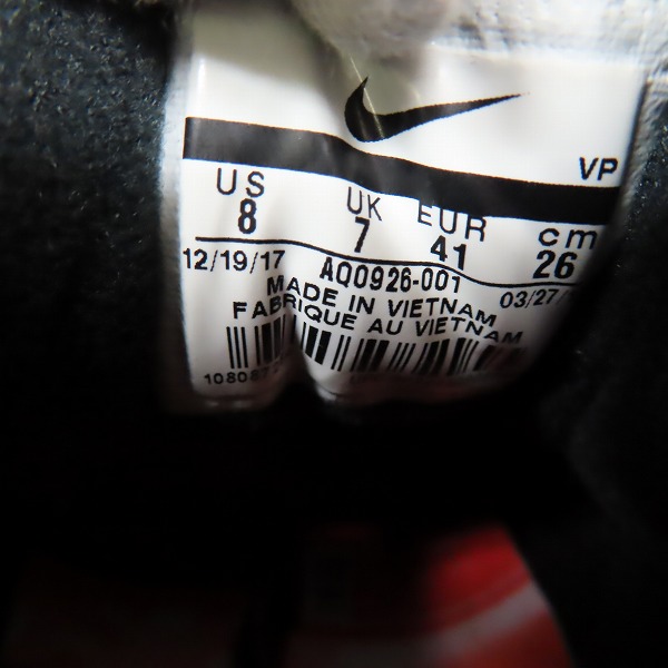 実際に弊社で買取させて頂いた【未使用】NIKE×atmos/ナイキ×アトモス AIR MAX 90 PRNT "WE LOVE NIKE"/エアマックス90 プリント AQ0926-001 26の画像 5枚目