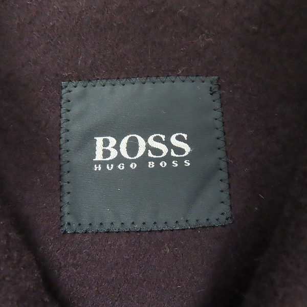 実際に弊社で買取させて頂いたHUGO BOSS/ヒューゴボス ウール カシミヤ混ジップアップブルゾンジャケット/48の画像 2枚目
