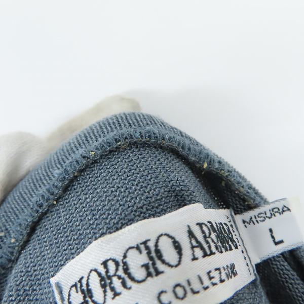 実際に弊社で買取させて頂いたGIORGIO ARMANI/ジョルジオアルマーニ 半袖 カットソー/Lの画像 5枚目