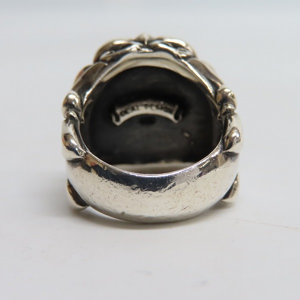 実際に弊社で買取させて頂いたDEAL DESIGN/ディールデザイン  リリーフレーム クロスリング/13号の画像 2枚目