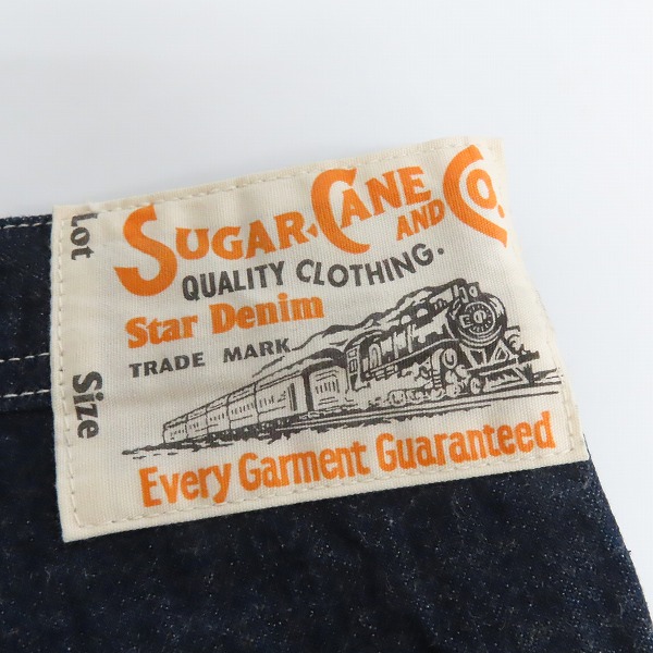 実際に弊社で買取させて頂いたSUGAR CANE/シュガーケーン　デニムハーフパンツ  ボタンフライ SC51841 の画像 2枚目