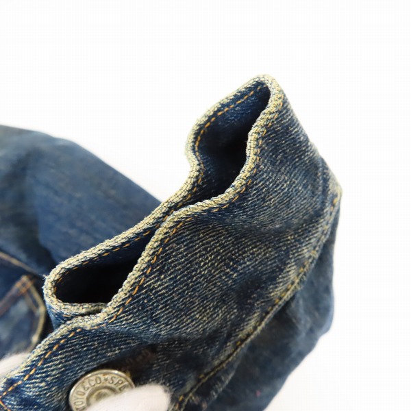 実際に弊社で買取させて頂いたSUGAR CANE/シュガーケーン DENIM JACKET/デニムジャケット 1953モデル/36の画像 5枚目
