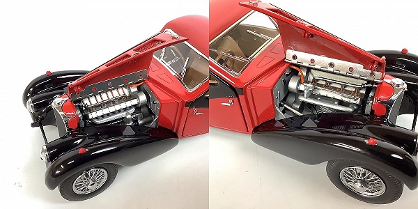 実際に弊社で買取させて頂いたFRANKLIN MINT/フランクリンミント 1/24 1936 ブガッティ タイプ 57SC アタランテ/ミニカーの画像 5枚目