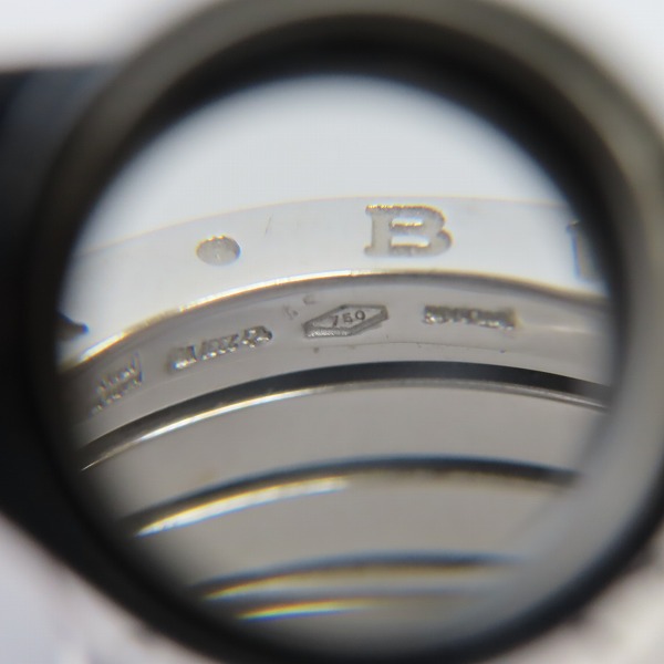 実際に弊社で買取させて頂いた【ギャラ付】BVLGARI/ブルガリ K18WG B-ZERO1/ビーゼロワン 3バンド リング/指輪 58/17号の画像 5枚目