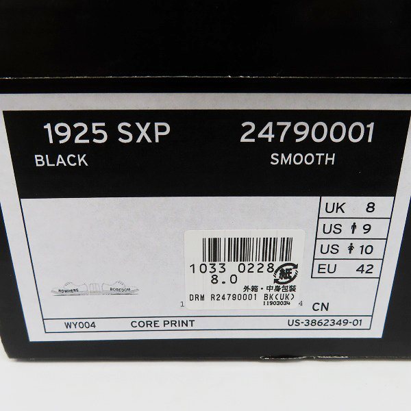 実際に弊社で買取させて頂いたDr.Martens/ドクターマーチン SEX PISTOLS STEEL TOE 3EYE SHOE/セックスピストルズ 3ホール シューズ 1925 SXP/UK8の画像 8枚目