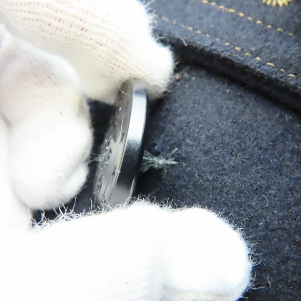 実際に弊社で買取させて頂いたuniform experiment/ユニフォームエクスペリメント TRADITIONAL NAVY MELTON P COAT UE-101009/2の画像 7枚目