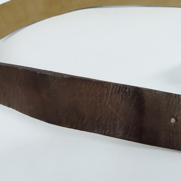 実際に弊社で買取させて頂いたPaul Smith/ポールスミス バックル付 レザーベルト/38/95の画像 5枚目