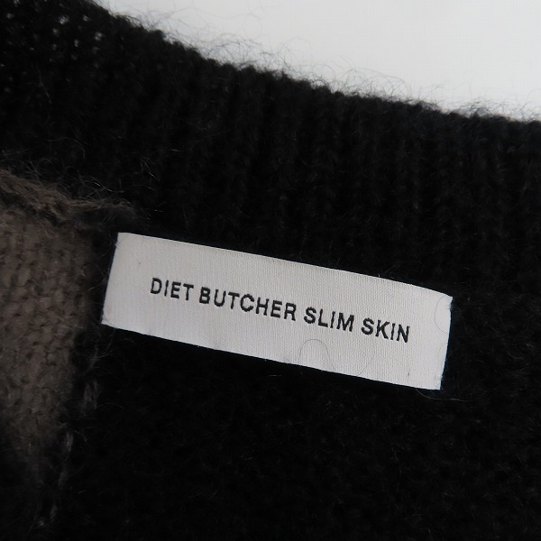 実際に弊社で買取させて頂いたDIET BUTCHER SLIM SKIN/ダイエット ブッチャースリムスキン 19AW モヘアニット 2の画像 2枚目