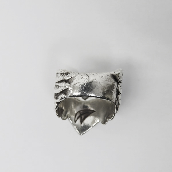 実際に弊社で買取させて頂いた【ギャラ付】CRAZY PIG/クレイジーピッグ Large heart ＆ wings ring CP812/14-14.5号の画像 3枚目