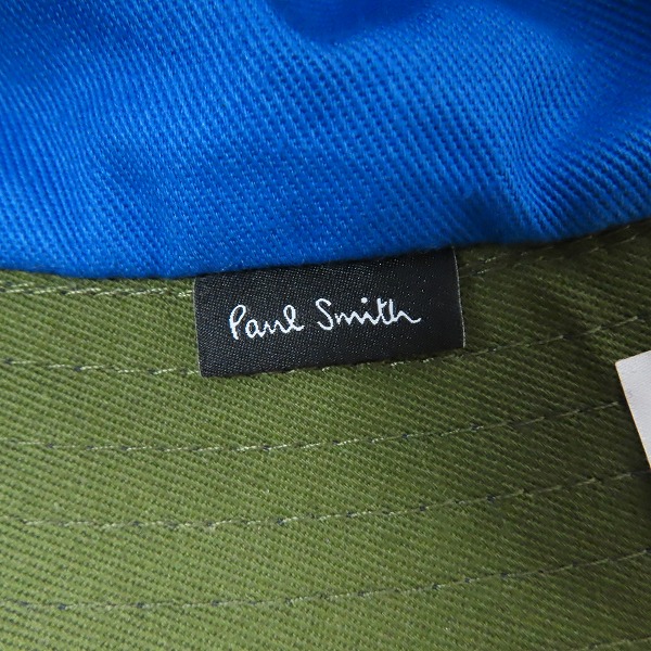 実際に弊社で買取させて頂いたPaul Smith/ポールスミス リバーシブル バケットハットの画像 8枚目