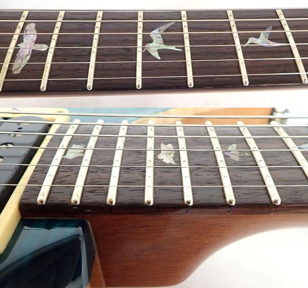 実際に弊社で買取させて頂いた★PRS/Paul Reed Smith/ポールリードスミス CUSTOM 24 10 TOP コイルタップ搭載 バードインレイ ハードケース付の画像 3枚目