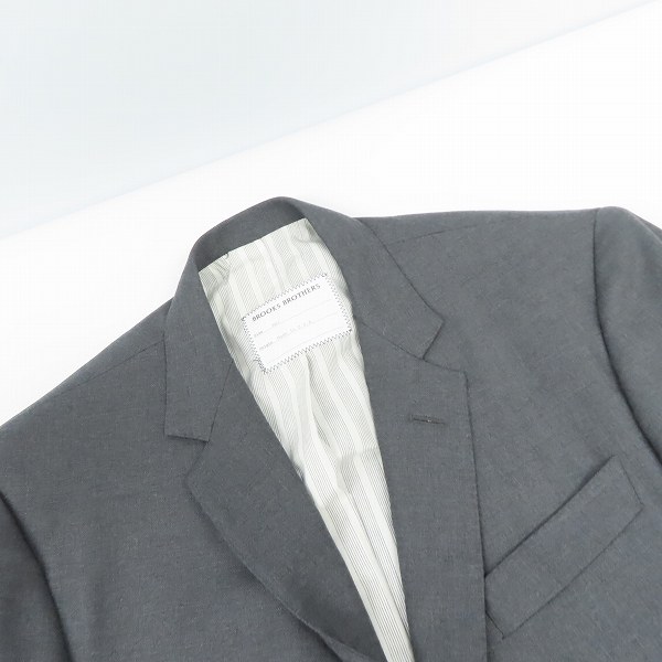 実際に弊社で買取させて頂いたBLACK FLEECE by Brooks Brothers/ブラックフリース ブルックスブラザーズ 3Bテーラードジャケット グレー/BB3の画像 6枚目