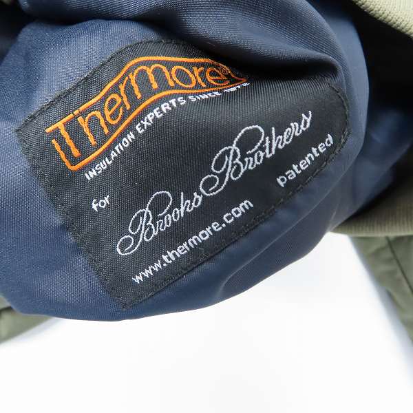 実際に弊社で買取させて頂いたBROOKS BROTHERS/ブルックスブラザーズ Thermore 中綿 ジャケット Sの画像 5枚目