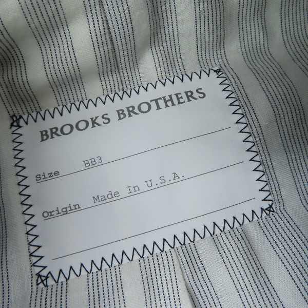 実際に弊社で買取させて頂いたBLACK FLEECE by Brooks Brothers/ブラックフリース ブルックスブラザーズ 金ボタン テーラードジャケット/BB3の画像 2枚目
