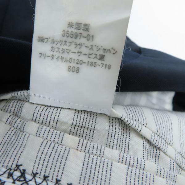 実際に弊社で買取させて頂いたBLACK FLEECE by Brooks Brothers/ブラックフリース ブルックスブラザーズ 金ボタン テーラードジャケット/BB3の画像 5枚目