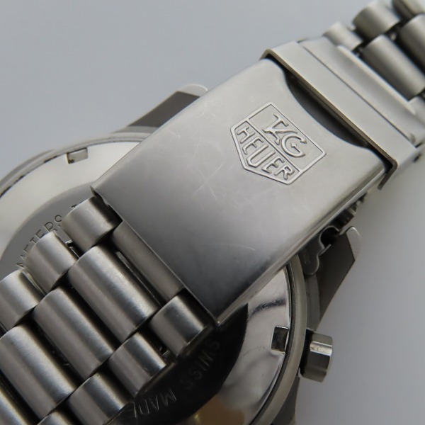 実際に弊社で買取させて頂いたTAG Heuer/タグホイヤー Professional 2000 黒文字盤 クロノグラフ 自動巻き 時計/ウォッチの画像 5枚目